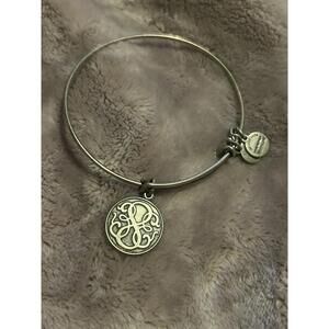 ALEX + ANI Expandable Silver Circle “Path of Life” Charm Bracelet - Very Good